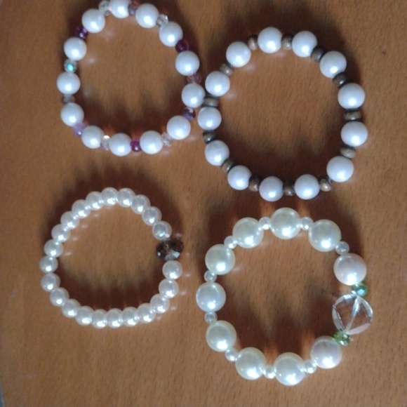 Handmade Gem Bracelet Lot - Picture 1 of 3